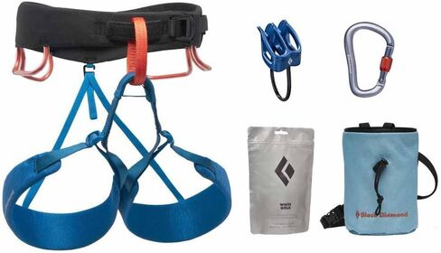 BLACK DIAMOND Equipment Momentum Harness - Men's Package - Anthracite - Extra Small in Saudi Arabia