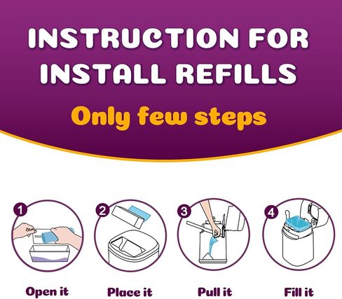 Cat Litter Refill Bags Compatible with Genie Easy Roll Litter Bin in Saudi Arabia