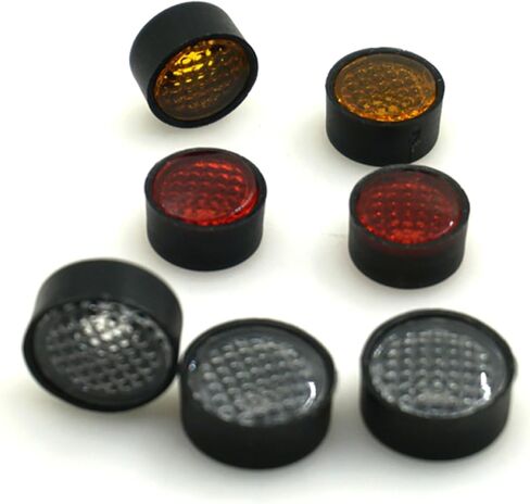 7PCS RC Car Taillight Light Cover Round Lamp Cups Upgrades for 1/10 Scale D90 RC Crawler Car in Saudi Arabia