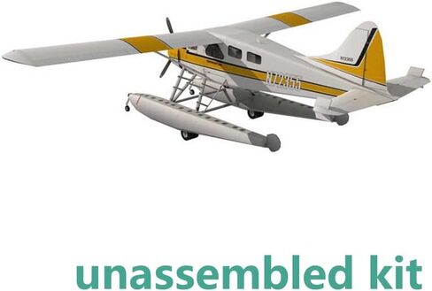 1/32 المقياس Can DHC-2 Beaver Float Seasplane 3D Paper Paper Model Diecast Model for Rolking (Kit Unostembled Kit) in Kuwait