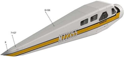 1/32 المقياس Can DHC-2 Beaver Float Seasplane 3D Paper Paper Model Diecast Model for Rolking (Kit Unostembled Kit) in Kuwait