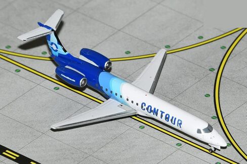 Geminijets gjvte2188 Contour Airlines urbraer erj-145lr n12552 ؛ مقياس 1: 400 in Saudi Arabia