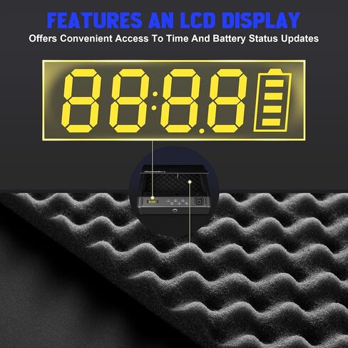 Gun Safe, Biometric Gun Safes for Handgun with 3 Ways Unlock Fingerprint Digital PIN Key Fingerprint Quick Access Pistol Safe for Car Nightstand Living Room in Saudi Arabia