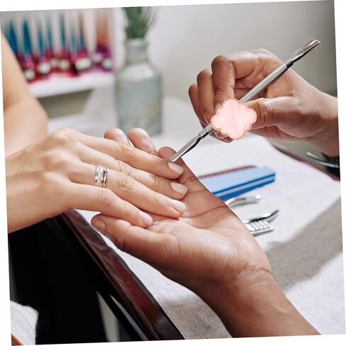 حلقة لوحة فن الأظافر 2pcs صواني خلط الأظافر القابلة للتعديل ل manicure سهلة التنظيف مناسبة in Kuwait