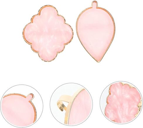 حلقة لوحة فن الأظافر 2pcs صواني خلط الأظافر القابلة للتعديل ل manicure سهلة التنظيف مناسبة in Kuwait