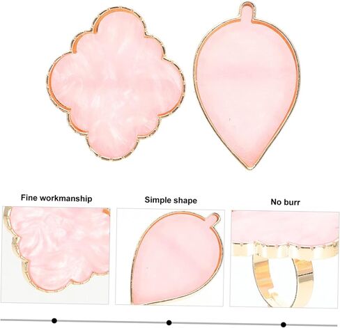 حلقة لوحة فن الأظافر 2pcs صواني خلط الأظافر القابلة للتعديل ل manicure سهلة التنظيف مناسبة in Kuwait
