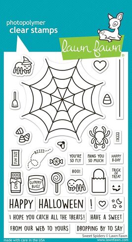 Lawn Fawn LF3492 Sweet Spiders 4x6 Clear Stamp in Saudi Arabia