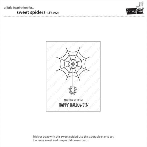 Lawn Fawn LF3492 Sweet Spiders 4x6 Clear Stamp in Saudi Arabia