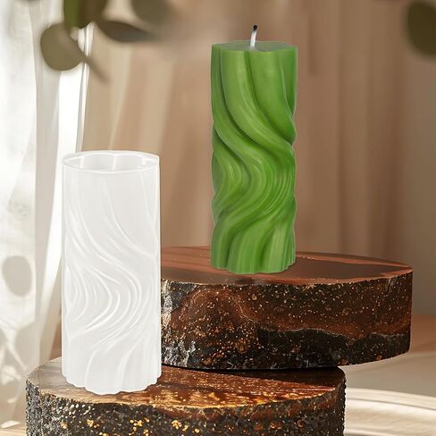 2 PCS حلزوني راتنج الصب قوالب فريدة من نوعها حداثة سيليكون عمود سيليكون الحد الأدنى مجوهرات مجوهر in Kuwait