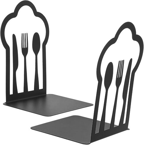 2pcs Metal Book Holders for Study and Home Convenient Book Organizers for Office Kitchen and Classroom Sturdy Design for Neat Shelves in Saudi Arabia