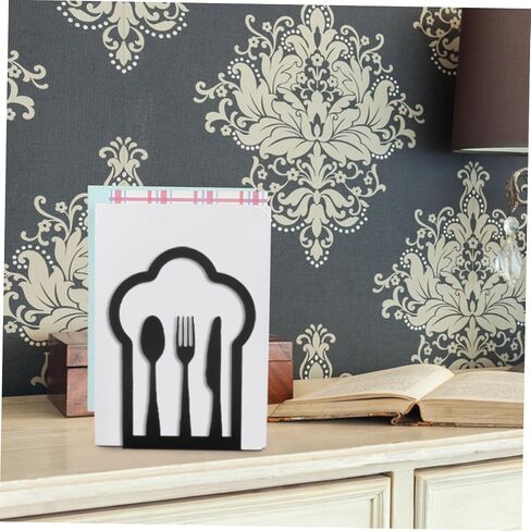 2pcs Metal Book Holders for Study and Home Convenient Book Organizers for Office Kitchen and Classroom Sturdy Design for Neat Shelves in Saudi Arabia