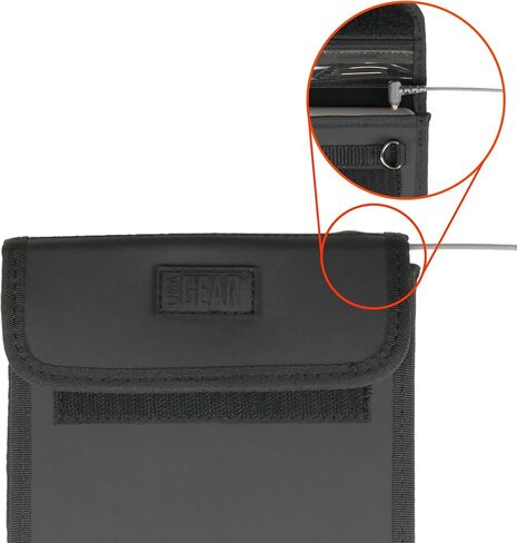 غطاء حافظة للكمبيوتر اللوحي مقاس 7 بوصة من USA GEAR مع تصميم أمامي مفتوح وحزام حمل (أسود) متوافق مع Galaxy Tab E Lite 7 بوصة، RCA Voyager 7 بوصة، Supersonic 7 بوصة، BLU Touchbook M7 Pro، المزيد من الأجهزة اللوحية مقاس 7 بوصات in Kuwait