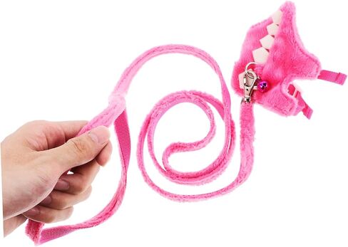 GALPADA Pet Traction Vest for Ferrets Lightweight Walking Leash with Bell Durable Outdoor Supplies for Pets Random Color in Saudi Arabia