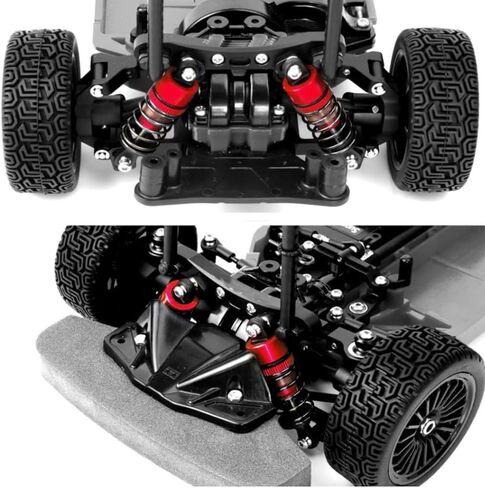 GLOBACT RC Shock Absorber Aluminum Alloy Damper for Tamiya TT-01 TT-02 WR-02 M05 M06 TA05 1/10 RC On Road Upgrade Parts（Blue） in Saudi Arabia