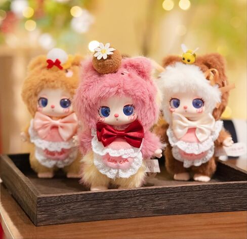 Liila‘s Chef Kitten Series Plush Blind Box, Adorable Plush Collectible Toys, 6.3IN Hangable Doll with Unique Designs Birthday Gifts, 1PCS (1 of 7 Possible Styles) in Saudi Arabia
