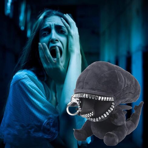 Alien Xenomorph Chestburster Facehugger Plush Toy Horror Film Stuffed Animal Strange Anime Novel Doll (Xenomorph) in Saudi Arabia