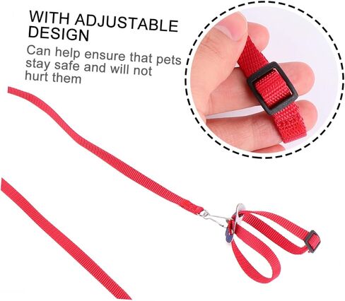 Galpada 1pc Pet Leash for Birds Hamsters Turtles Lizards خفيفة الوزن على شكل حبل على شكل رائع للأنشطة في الهواء الطلق حاضر لمحبي الحيوانات in Kuwait