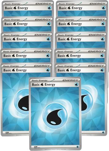 Pokemon Water Energy Card Set x11 - SVE 011 - Stain Glass Pattern Stellar Crown in Saudi Arabia