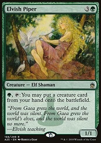 السحر: The Gathering Singles Elvish Piper (168) Masters 25 A25 Green in Kuwait