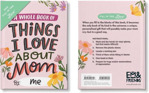 Em & Friends About Mom Fill in the Love Book in Saudi Arabia
