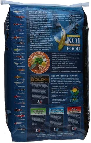 Blackwater Premium Koi and Goldfish Foods Max Growth 40lb, Medium Pellet in Saudi Arabia