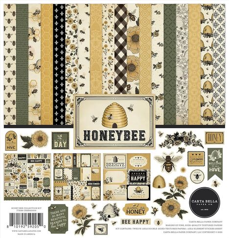 Echo Park Paper Honey Bee Collection Kit, Multi in Kuwait
