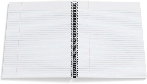 STAPLES Premium 3-Subject Notebook, 8.5" x 11", College Ruled, 150 Sheets, Black Cover in Saudi Arabia