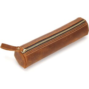 ECHSRT صغيرة القلم الرصاص Genuine قلم رصاص جلدي كامل الحبوب للرجال-حقيبة جلدية عتيقة لكبار منظمات المنظم للعمل والأسطوان in Kuwait