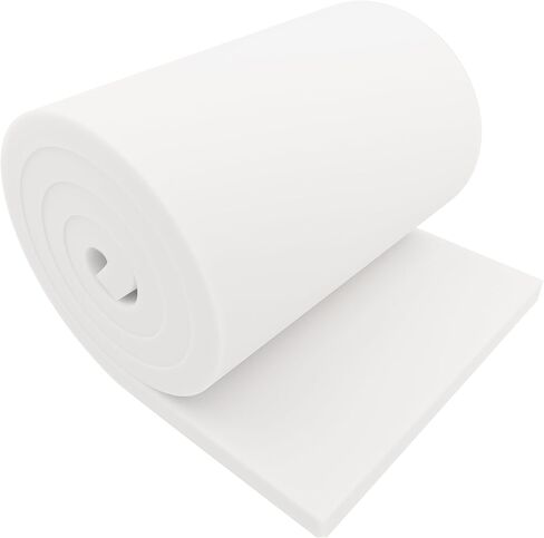 GoTo Foam 1" Height x 14" Width x 24" Length 44ILD (Firm) Upholstery Cushion Made in USA in Saudi Arabia