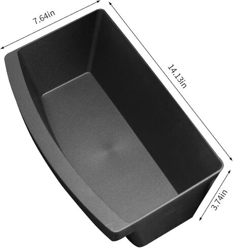 Jawjut Tesla Model Y Accessories Front Under Seat Storage Organizer, Felt-Textured Hidden Storage Tray Box in Saudi Arabia