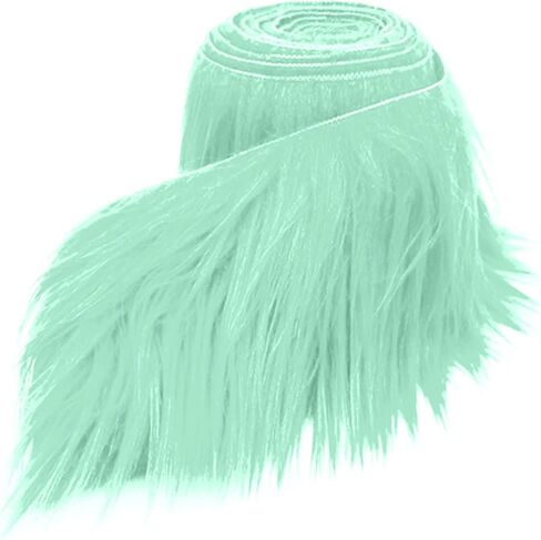 Dark Red 2x60Inch Faux Fur Shaggy Plush Faux Fur, Fabric Precut Strips Fluffy Fuzzy Faux Fur, Craft Beard Hair, Beard Miniature Dolls Rugs Mats Gift, Winter Halloween Christmas Costume Party Decor in Kuwait
