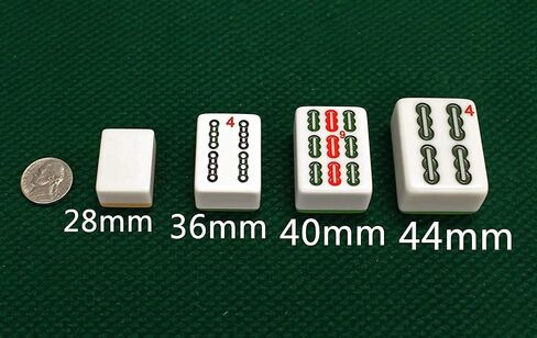 Foldable Ultra-Thin Automatic Mahjong Table with Wheels - Chinese, Filipino and American Style 40mm Numbered Tiles (with Hard Table Cover) in Saudi Arabia