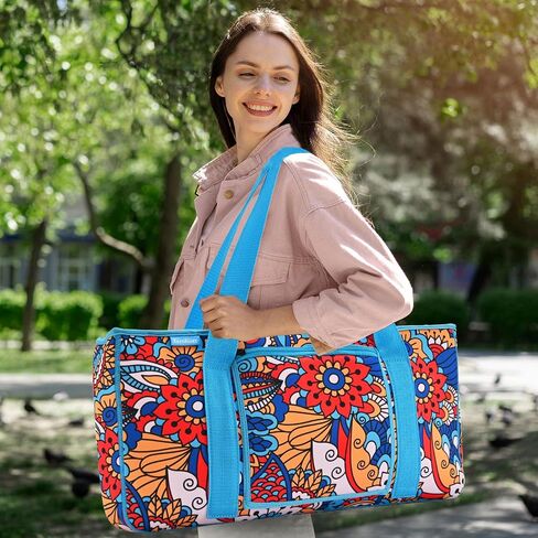حقيبة لعبة Edenriver Mahjong Bag لعبة أنيقة للبلاط والرفوف ، منظم ملحقات Mahjong مع اثنين من الأغلفة ، قضية Mahjong المحمولة فقط ، حقيبة رف Mahjong المثالية للنساء أو الرجال (الأزرق والأحمر) in Kuwait