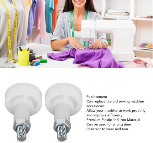 Miskall Sewing Machine Part, 2Pcs Portable Small Universal Bobbin Winder Stopper for M3220 for 2277 for 1304 for 3337 in Saudi Arabia