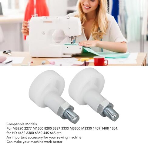 Miskall Sewing Machine Part, 2Pcs Portable Small Universal Bobbin Winder Stopper for M3220 for 2277 for 1304 for 3337 in Saudi Arabia