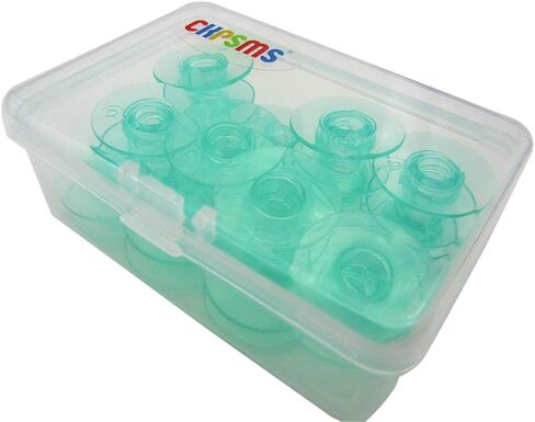#4123078-45 Clear Green Bobbins （Without Thread Hole) Compatible with Viking Husqvarna Group 5 6 7 & White 5811, 5823, 5839, 7700, 9800 Home Sewing (10 PCS) in Saudi Arabia