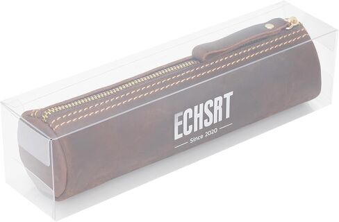 ECHSRT صغيرة القلم الرصاص Genuine قلم رصاص جلدي كامل الحبوب للرجال-حقيبة جلدية عتيقة لكبار منظمات المنظم للعمل والأسطوان in Kuwait