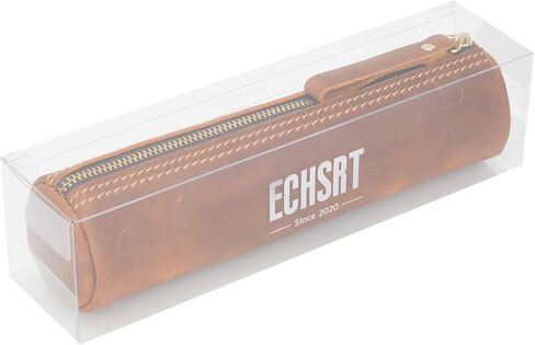 ECHSRT صغيرة القلم الرصاص Genuine قلم رصاص جلدي كامل الحبوب للرجال-حقيبة جلدية عتيقة لكبار منظمات المنظم للعمل والأسطوان in Kuwait