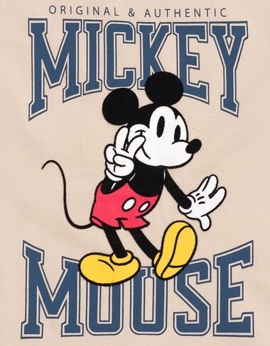 تي شيرت بأكمام قصيرة Disney Mickey Mouse للأطفال الصغار من 3 قطع باللون الأصفر/الأحمر/الأزرق 5T in Kuwait