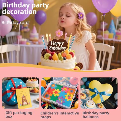 500pcs Happy Birthday Stickers, 1.5 Inch Round Waterproof Labels - Colorful Cartoon Party Decor for Kids Adults, Gift Box, Cake, Cards (6 Designs) (White) in Saudi Arabia