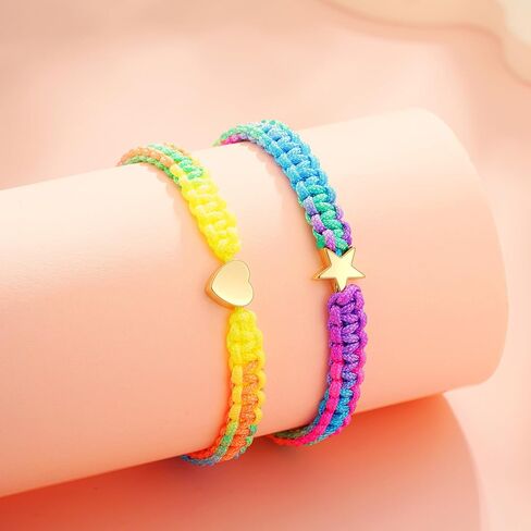 C-leen Back to School Supplies, First Day of Kindergarten Preschool Colorful Beaded Bracelets for Mommy and Me Back to School Stuff Gifts in Kuwait