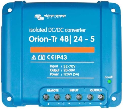 Victron Energy Orion-Tr IP43 24/48-Volt 8.5 amp 400-Watt Isolated DC-DC Converter in Saudi Arabia
