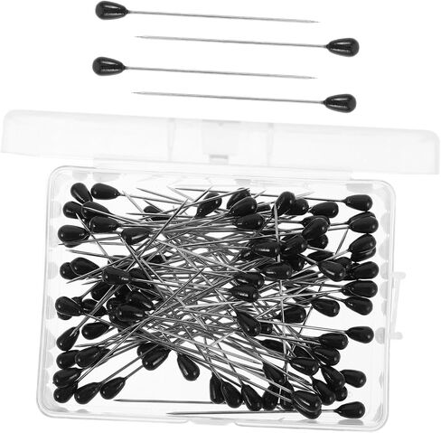Gadpiparty 100Pcs Teardrop Pearl Head Pins Shaped Safety Pins for Sewing Quilting and Craft Projects Quilting Pins for Dressmaking and Jewelry Making in Saudi Arabia