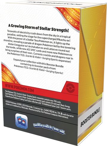 Pokémon TCG: Scarlet & Violet - حزمة الداعم للسباركيات (6 حزم معززة) in Saudi Arabia
