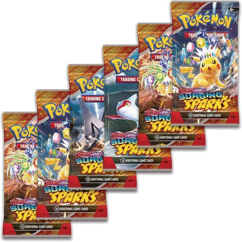 Pokémon TCG: Scarlet & Violet - حزمة الداعم للسباركيات (6 حزم معززة) in Saudi Arabia