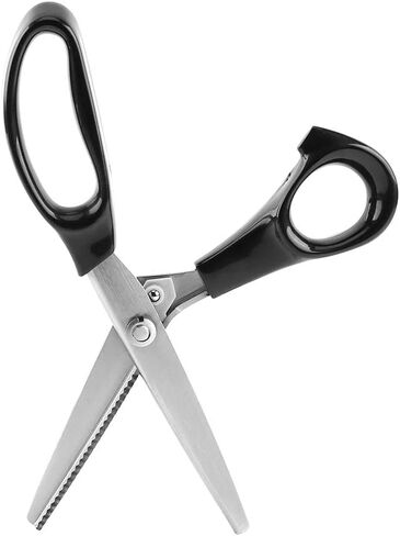 TOPINCN Mini Pinking Dressmaking Pinking Shears Scissors Stainless Steel,Edge 3 5 7mm, Ideal for Fabrics and Crafts (3mm) in Saudi Arabia