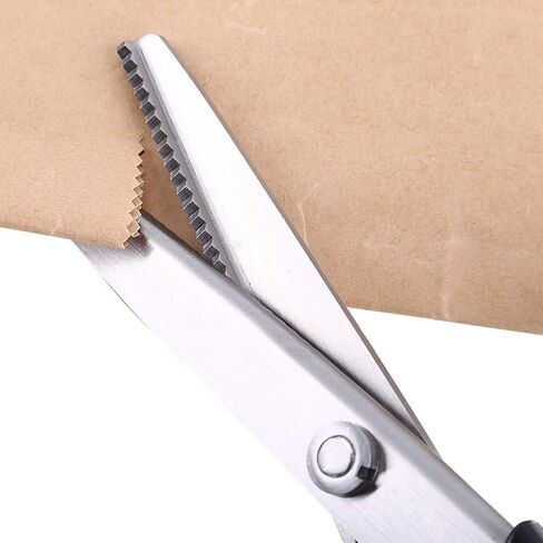 TOPINCN Mini Pinking Dressmaking Pinking Shears Scissors Stainless Steel,Edge 3 5 7mm, Ideal for Fabrics and Crafts (3mm) in Saudi Arabia
