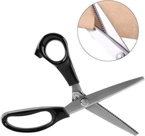 TOPINCN Mini Pinking Dressmaking Pinking Shears Scissors Stainless Steel,Edge 3 5 7mm, Ideal for Fabrics and Crafts (3mm) in Saudi Arabia