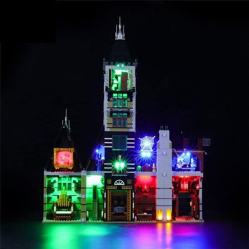 مجموعة LED LED للمنزل المسكون - متوافق مع مجموعة LEGO Creator Fairground Collection 10273 Model Building Builds (مجموعة غير متضمنة) in Saudi Arabia