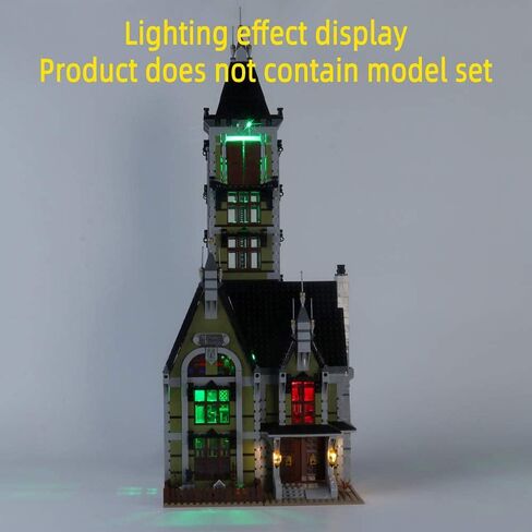 مجموعة LED LED للمنزل المسكون - متوافق مع مجموعة LEGO Creator Fairground Collection 10273 Model Building Builds (مجموعة غير متضمنة) in Saudi Arabia